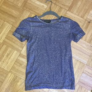 Sparkly Silver T Shirt